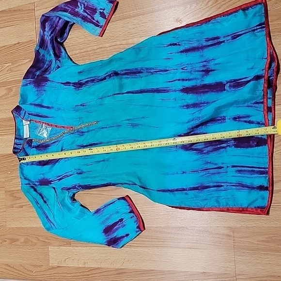 Soft Surroundings 100% silk tunic PXS - Picture 8 of 9